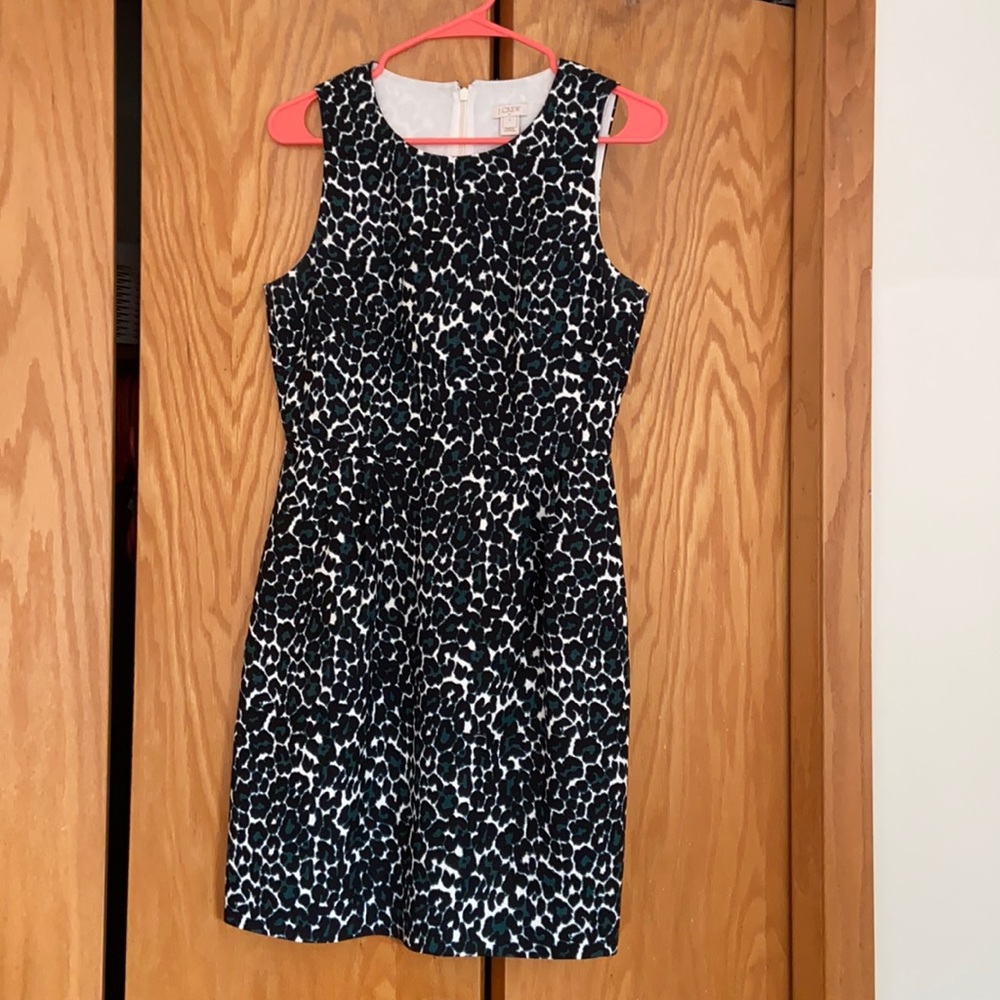🔵 3/25. J. Crew Professional Dress Size 0- Leopard Print.   🔵 3/25.